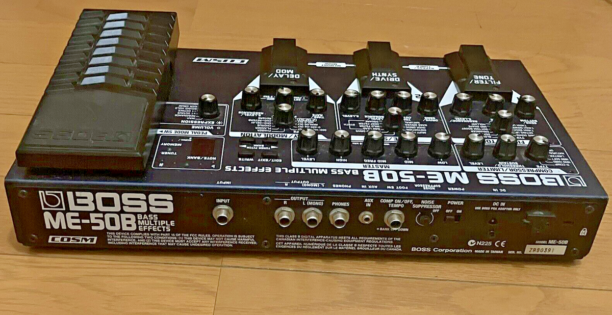 Boss ME-50B Bass Multiple Effects Made in Taiwan Multi Effects