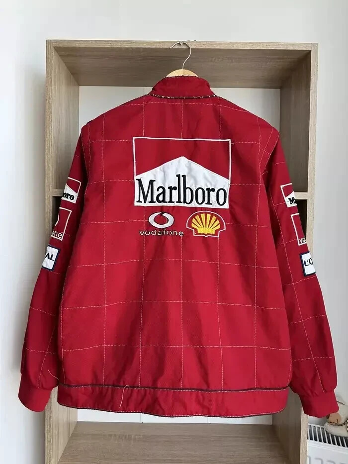 レーシングジャケット モータースポーツデザイン　RED レーシングジャケット モータースポーツデザイン RED