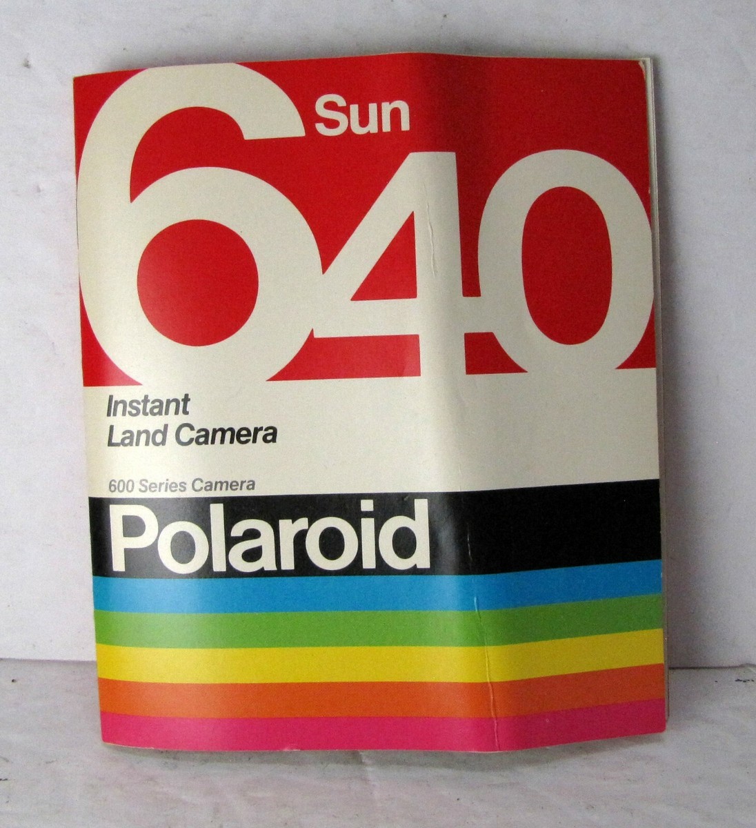 Vintage Instructions Polaroid Sun 640 Instant Film Land Camera