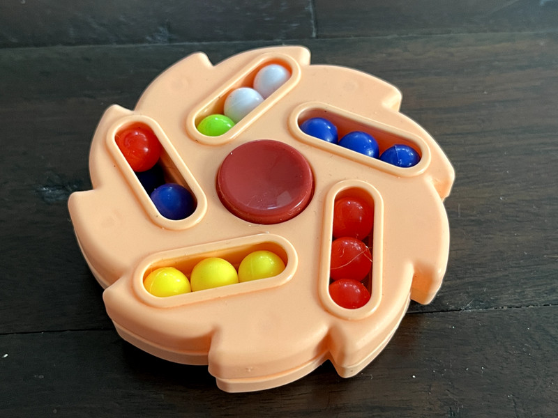 BALL PUZZLE LOOPHOLE BACKSPIN   PUZZLE ROTATING DISCS BALL PUZZLE