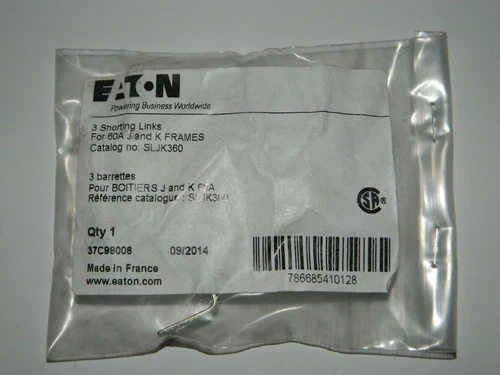 NEW EATON SLJK360 SHORTING LINKS for FRAME J & K SWITCHES BAG LOT OF 3