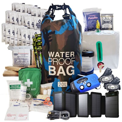 Sirius Survival Pre-Packed Hurricane Kit - Comprehensive Hurricane Preparedness