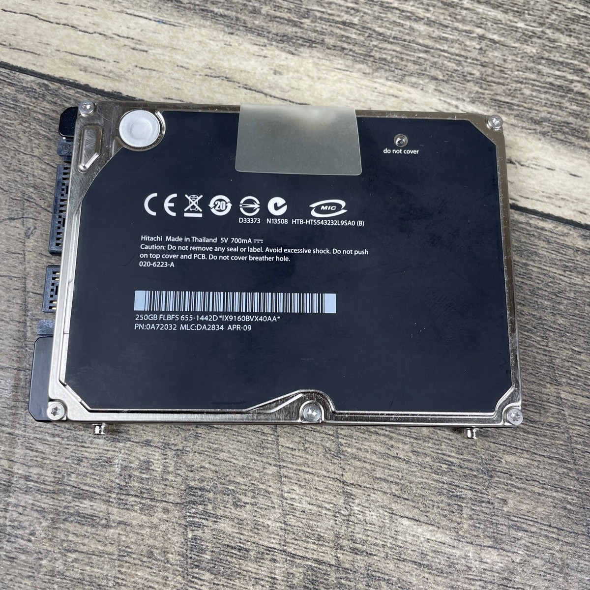 Hitachi HTS543232L9SA0 (B) PN:0A57325 MLC:DA2611 Apple#655-1442C