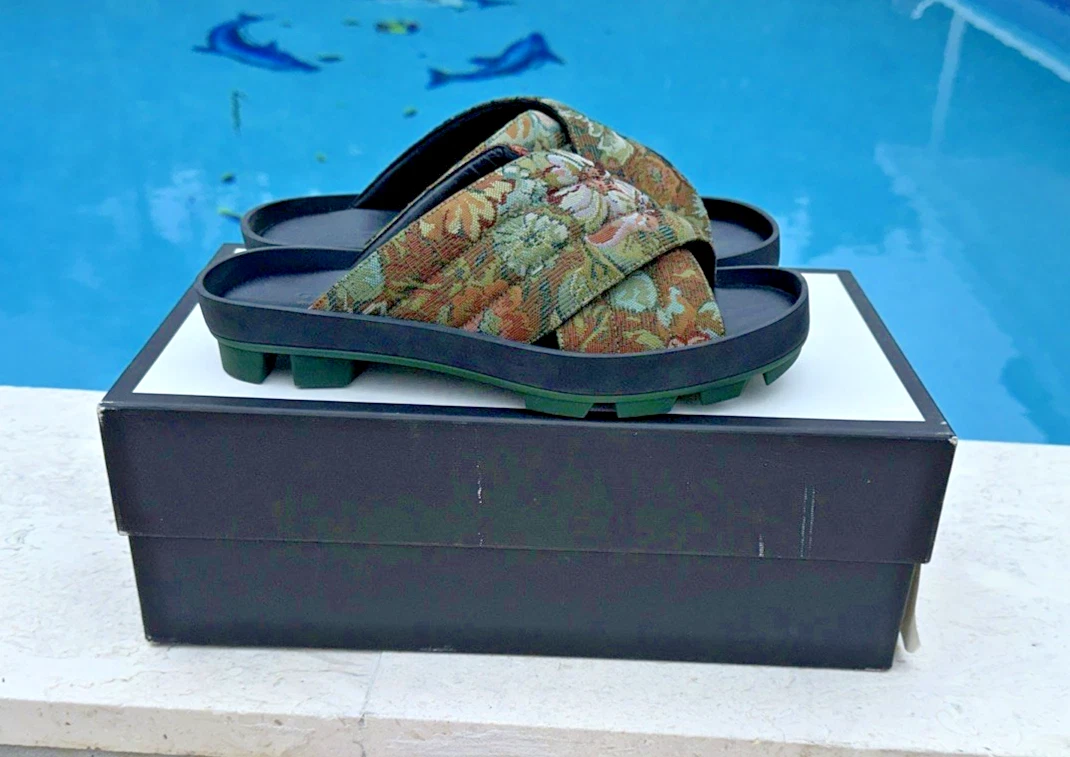 Gucci Floral Sandals for Men for sale | eBay