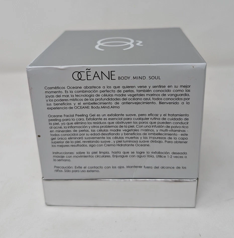 OCEANE White Pearl Facial Peeling Gel 1.7oz / 50ml Body Mind Soul *READ - Image 3 of 4