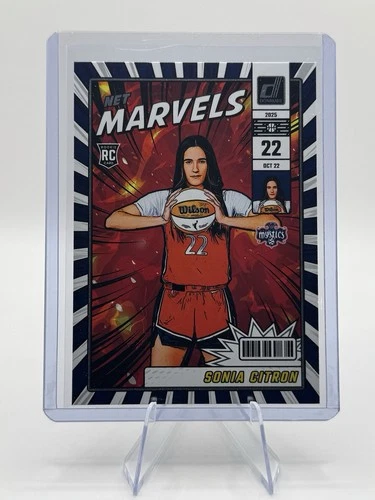 💎 2025 WNBA Panini Donruss - Sonia Citron #4 Net Marvels (RC) - WA Mystics