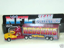 NFL Washington Redskins Tractor-Trailer-Truck, NEW 1999 Issue 
