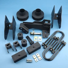 4" Front 2"Rear Lift Kit+Track Bar+Shock Extend F250 F350 4WD 2011-2022 w/o AUX
