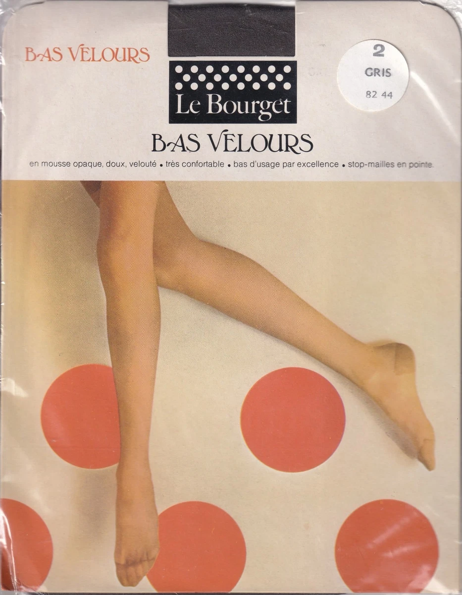 Bas Nylon Gris Miss Helen, Taille 2 (FR40/42) – Extensibles Et Translucides, Neufs