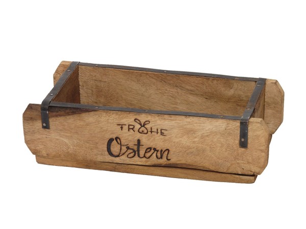 "Laursen Ziegelform \"Frohe Ostern\" Unika Alte Backsteinform Holz Box Kiste"-image
