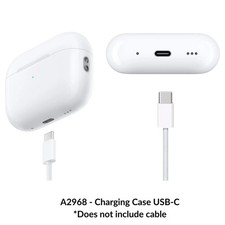 Apple AirPods Pro 2nd Gen USB-C MagSafe Charging Case Replacement A2968