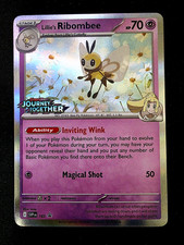 Lillie's Ribombee SVP 183 Pokémon Card Promo Journey Together Stamped LP