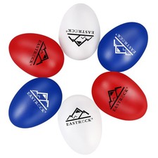 6 PCS Plastic Egg Shaker Set Musical Hand Percussion Shakers Musical Maracas