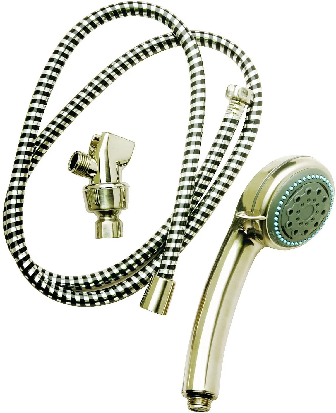PLUMB PAK PP828-52BN 5-Spray Function Brushed Nickel Hand Held Shower