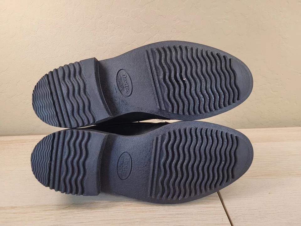 Botas Confort Dexter Punta Suave Negras Trabajo Motocicleta HECHAS EN EE. UU. Para Hombres 11 M Foto 3 de 4