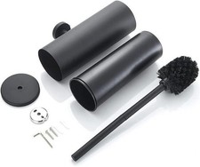 Black Toilet Brush with Holder Brush Random Color Ideal for Bathroom US