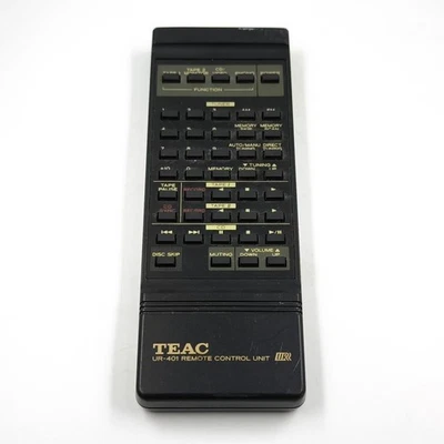 TEAC UR-401 Télécommande Sans Fil Noire Occasion Fonctionnelle - Photo 1/4