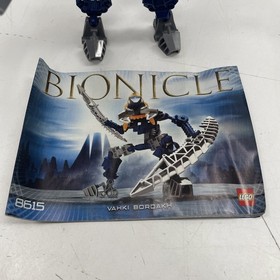 ORIGINAL RETRO LEGO BIONICLE USED Toy Set & Manual Retired - Vahki Bordakh 8615