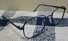 Vtg ArtCraft Eyeglass Frames Z87 WF672 67217 Silver Oval Metal 52-18-135 USA