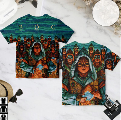 Fire Of Unknown Blue Öyster Cult 3D All Over Print Adult T-Shirt DI996
