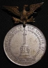 1890 SCHUYLKILL COUNTY PA CIVIL WAR SOLDIERS MONUMENT MEDAL BADGE - PENNSYLVANIA
