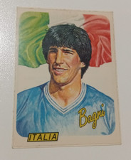 Super Calciatori PANINI figurine 1984-85 BAGNI fuori raccolta con velina