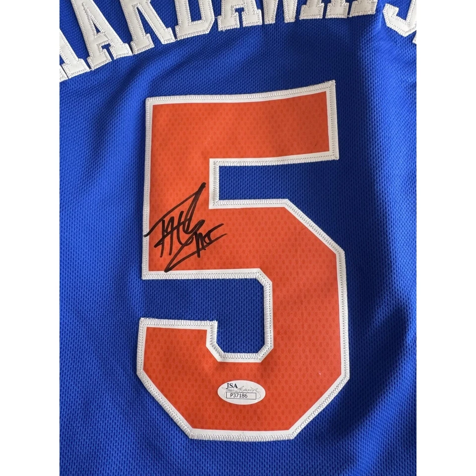 Tim Hardaway JR Signed NBA New York Knicks Adidas Jersey JSA COA Autograph XL - Image 4 of 4