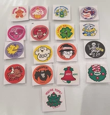 17 Trend Enterprises Seasonal Retro Scratch ‘n Sniff Stickers