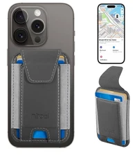 Miroddi for MagSafe Wallet, Works with Apple Find My, Stronger Magnetic Phone Wa