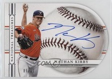 2015 Panini National Treasures College 85/99 Nathan Kirby #17 Auto 11oq