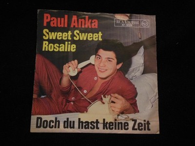 PAUL ANKA - Sweet Sweet Rosalie ,  ORIGINAL D 45