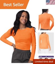 Long Sleeve Women's Comfort Underscrub Tee - Perfect for Medical Professionals