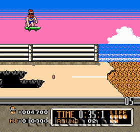T & C Surf Design Wood & Water Rage -NES Nintendo Game