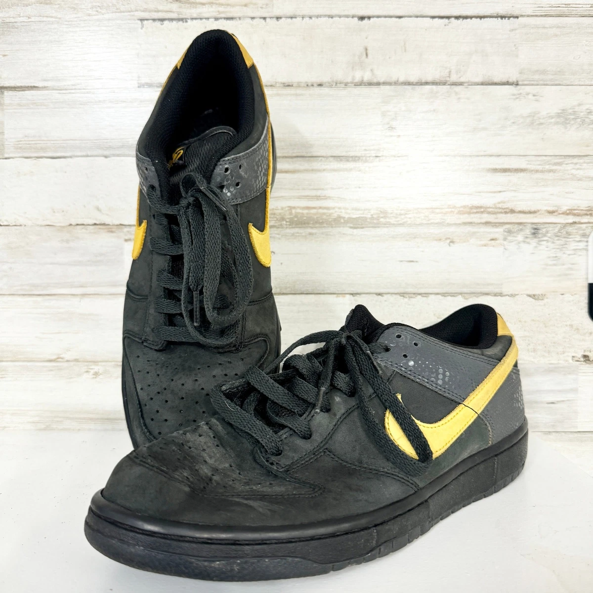 Nike Dunk 6.0 Low Black Gold Dart for Sale | Authenticity  display picture 1