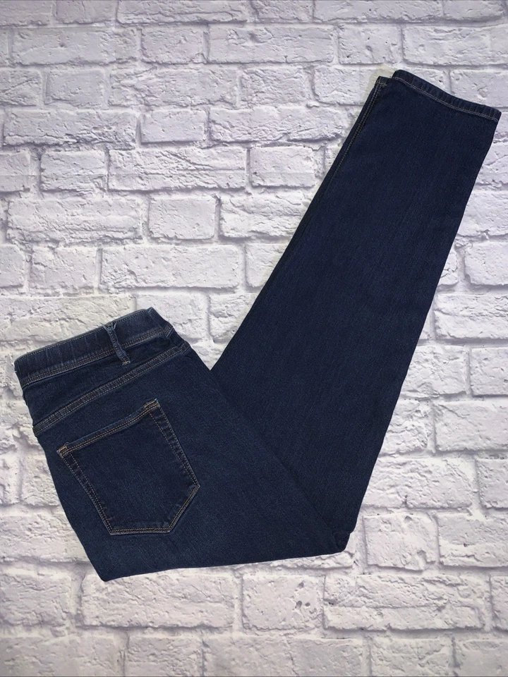 J.Jill Jeans Women's 16 Straight Leg High Rise Blue Denim - Image 3 of 4