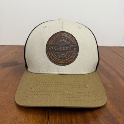Columbia Rugged Outdoor Mesh Cap Beige Unisex Breathable Hat L/XL