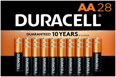 Duracell AA Batteries Long Lasting All Purpose Double Battery 28 Count