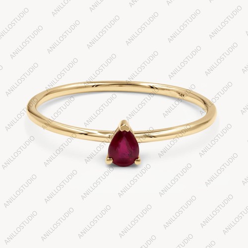 Natürlicher Edelstein Geburtsstein Ring Stapel Multi Form Edelstein Bandring 14k Gold - Bild 26 von 31