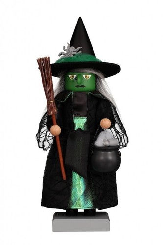 New in Box - Ulbricht Green Halloween Witch - German Nutcracker Limited 0-856