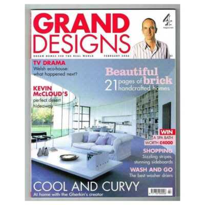 Grand Designs Magazine February 2006 mbox1611 Cool and Curvy - TV Drama