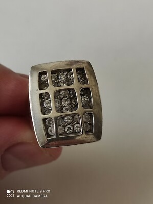 Damenring Reminiszenz aus massivem Silber und Zirkonia