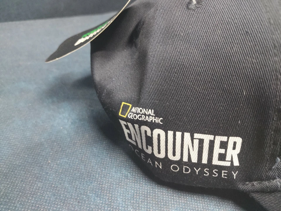 National Geographic Ocean Encounter Navy Blue or Gray Baseball Cap New with Tag  - Image 2 of 4