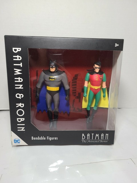 batman and robin bendable figures