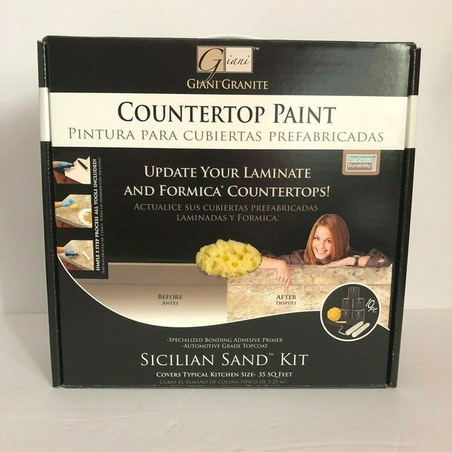 New Giani Sicilian Sand Countertop Paint Kit Diy 35 Sq Feet For
