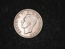1 off 1948 George VI Half Crown coin