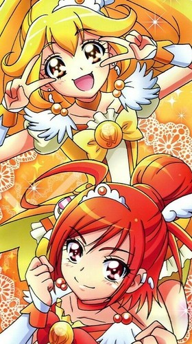 poster Smile Precure Pretty Cure Glitter Force anime Kise Yayoi Lily Hino Akane - Picture 2 of 2