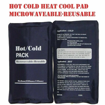 RYSONS HOT COLD HEAT COOL PAD Microwave/Freezer REUSABLE Pack Sport Muscle Injury/Pain