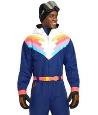  289 Tipsy Elves Snow Suits for Men Retro Men  s Insulated Ski Suit - Sz XL