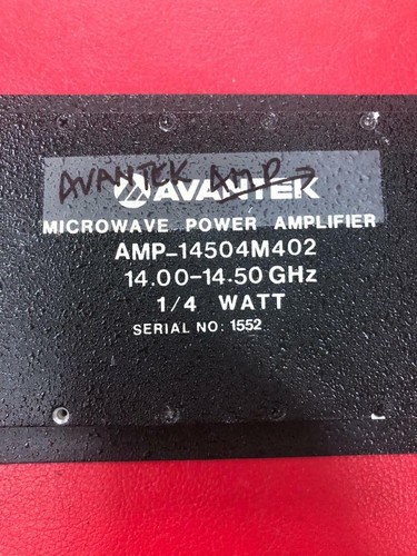 AVANTEK Amplifier 14.00-14.50