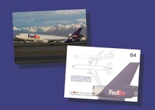 FedEx Trading Cards MD11 Set of 25 - FREE SHIPPING